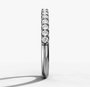 Shared Prong Band With 0.02ct Round Brilliant Cut Diamonds