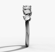 Shared Prong Fancy Diamond Band | Jewelverra