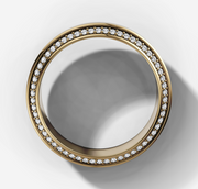 Beveled Diamond Edge Band | Jewelverra