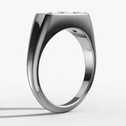 Five Stone Diamond Signet Ring | Jewelverra
