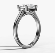 East West Oval Diamond Ring | Jewelverra