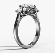 Sunshine Marquise Oval Diamond Ring | Jewelverra