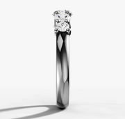 Five Stone Round Diamond Band | Jewelverra