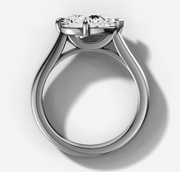 East West Pear Diamond Ring | Jewelverra