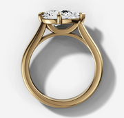 East West Pear Diamond Ring | Jewelverra