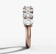 Bold Oval Diamond Wedding Band | Jewelverra