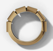 Bezel Set Baguette Diamond Band | Jewelverra