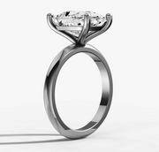 Knife Edge Cushion Diamond Ring | Jewelverra