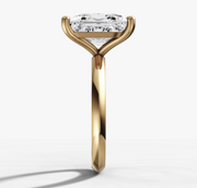 Knife Edge Cushion Diamond Ring | Jewelverra