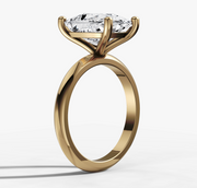 Knife Edge Cushion Diamond Ring | Jewelverra