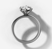 Signature Solitaire Engagement Ring with Marquise Cut Diamond