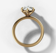 Signature Solitaire Engagement Ring with Marquise Cut Diamond