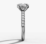 Shared Prong Cushion Diamond Ring | Jewelverra