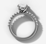 Shared Prong Cushion Diamond Ring | Jewelverra