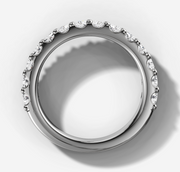 Round Brilliant Diamond Wedding Band | Jewelverra