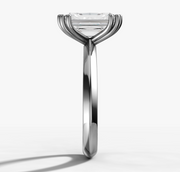 Triple Claw Radiant Diamond Ring | Jewelverra