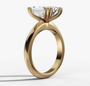 Triple Claw Radiant Diamond Ring | Jewelverra