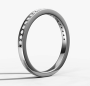 Bead Set Diamond Wedding Band | Jewelverra