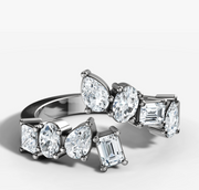 Split Fancy Diamond Band