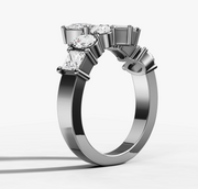 Split Fancy Diamond Band