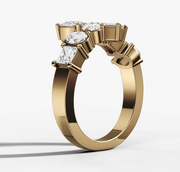 Split Fancy Diamond Band