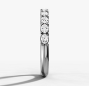 East West Oval Diamond Band | Jewelverra