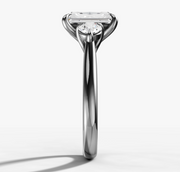 Round Trilogy Radiant Diamond Ring | Jewelverra
