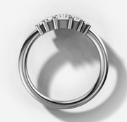 Crown Band With Baguette Cut Diamonds