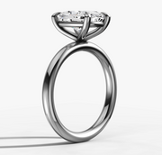 3:14 PM Cushion Solitaire Diamond Ring | Jewelverra