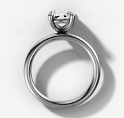 3:14 PM Cushion Solitaire Diamond Ring | Jewelverra