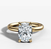 3:14 PM Cushion Solitaire Diamond Ring | Jewelverra