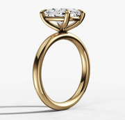 3:14 PM Cushion Solitaire Diamond Ring | Jewelverra