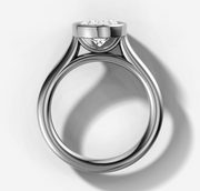 Bezel Oval Diamond Ring | Jewelverra