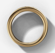 Hammer Set Diamond Flat Band | Jewelverra