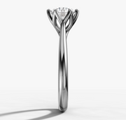 Cathedral Solitaire Round Diamond Ring | Jewelverra