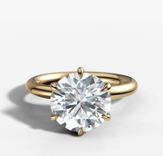 2.01ct Round Solitaire Diamond Ring | Jewelverra