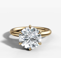 2.01ct Round Six Claw Solitaire