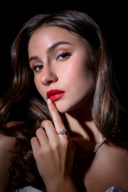 Gold Floral Diamond Ring | Elegant Diamond Flowers | JewelVerra