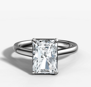 Radiant Solitaire Ring | Jewelverra