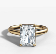 Radiant Solitaire Ring | Jewelverra