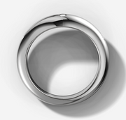 Hammer Set Dome Diamond Band | Jewelverra