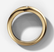 Hammer Set Dome Diamond Band | Jewelverra