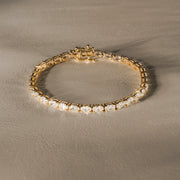 Oval Diamond Tennis Bracelet