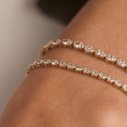 Oval Diamond Tennis Bracelet