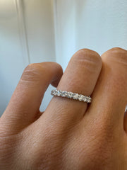 Round Brilliant Diamond Wedding Band | Jewelverra