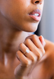 Signature Solitaire Engagement Ring with Marquise Cut Diamond