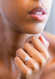 Signature Solitaire Engagement Ring with Round Brilliant Cut Diamond