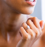 Radiant Solitaire Ring | Jewelverra