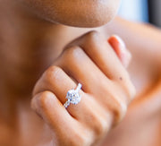 Shared Prong Oval Diamond Ring | Jewelverra
