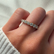 Round Brilliant Diamond Wedding Band | Jewelverra